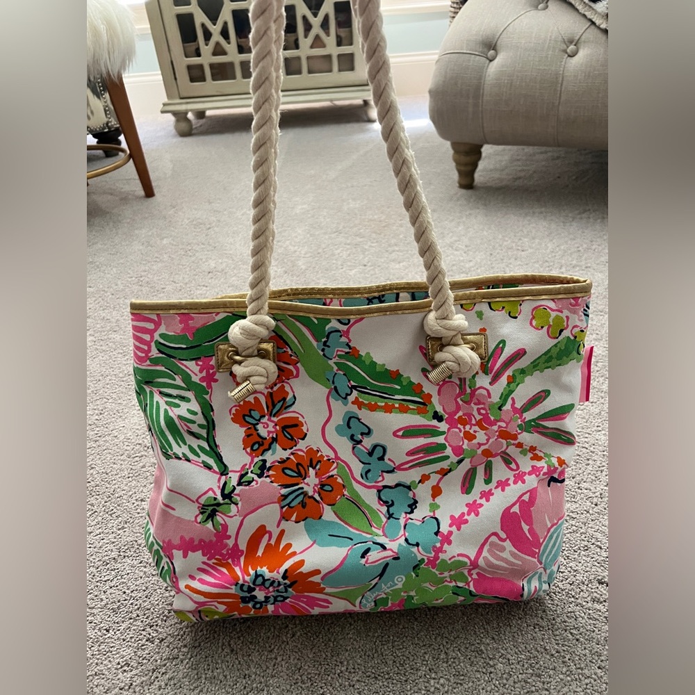 Lily Pulitzer beach bag / tote bag